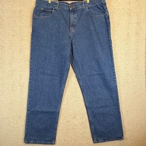 Saddlebred Classic Cowboy Fit Straight-Leg Jeans Denim Blue Men’s 42x32